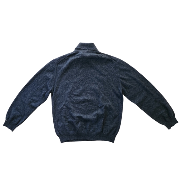 Joseph Lyman Sweater Womens Pullover 100 % Cashmere Preppy Casual Charcoal XL - Picture 6 of 6